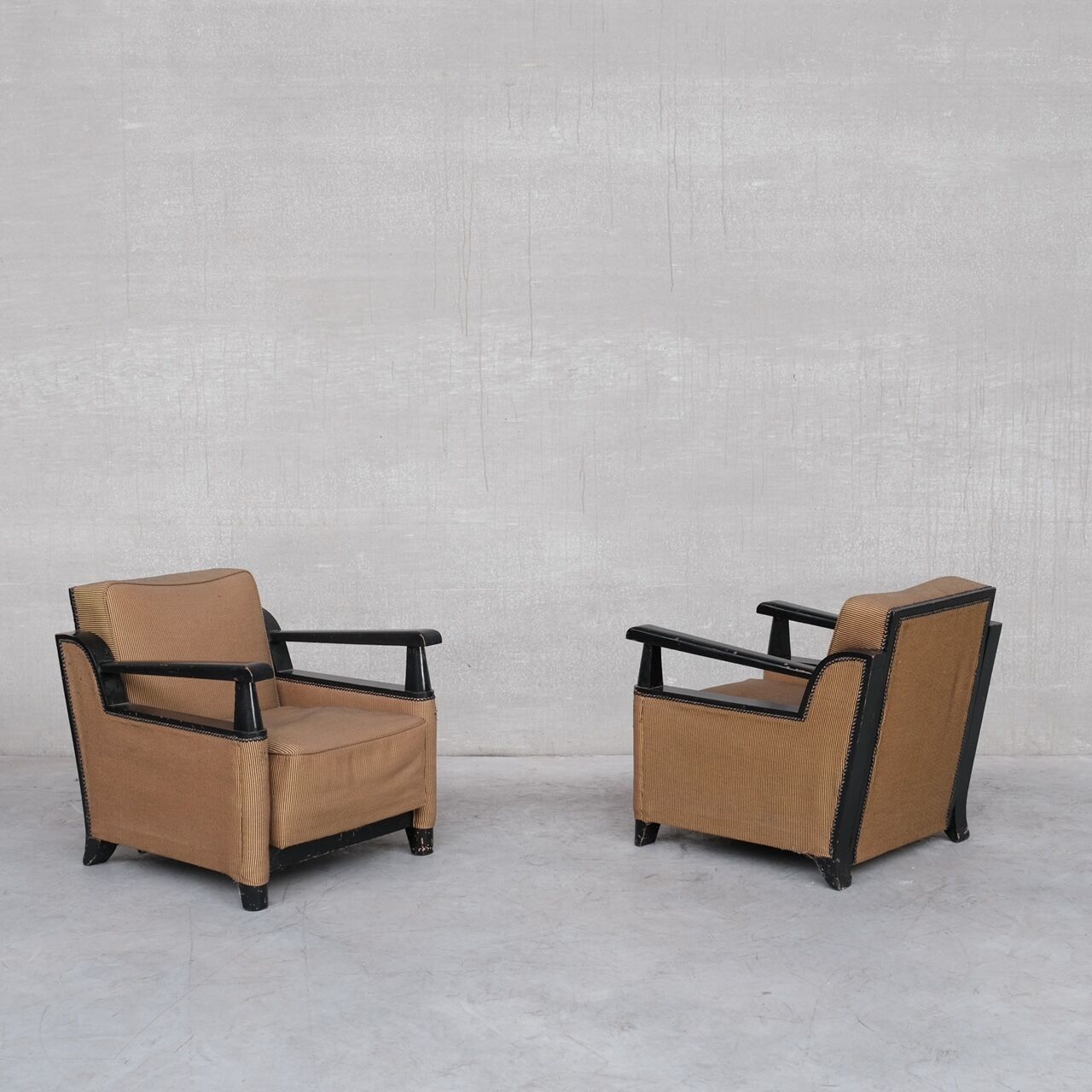 Paire de fauteuils du milieu du siècle