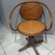 Fauteuil de bureau pivotant Thonet début XXeme