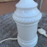 White glass lamp base