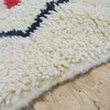 Handmade berber carpet 259 x 151 cm