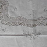 Nappe à thé ou rideau 85 x 85cm