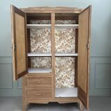 Wardrobe with two doors and mirror (renovated)