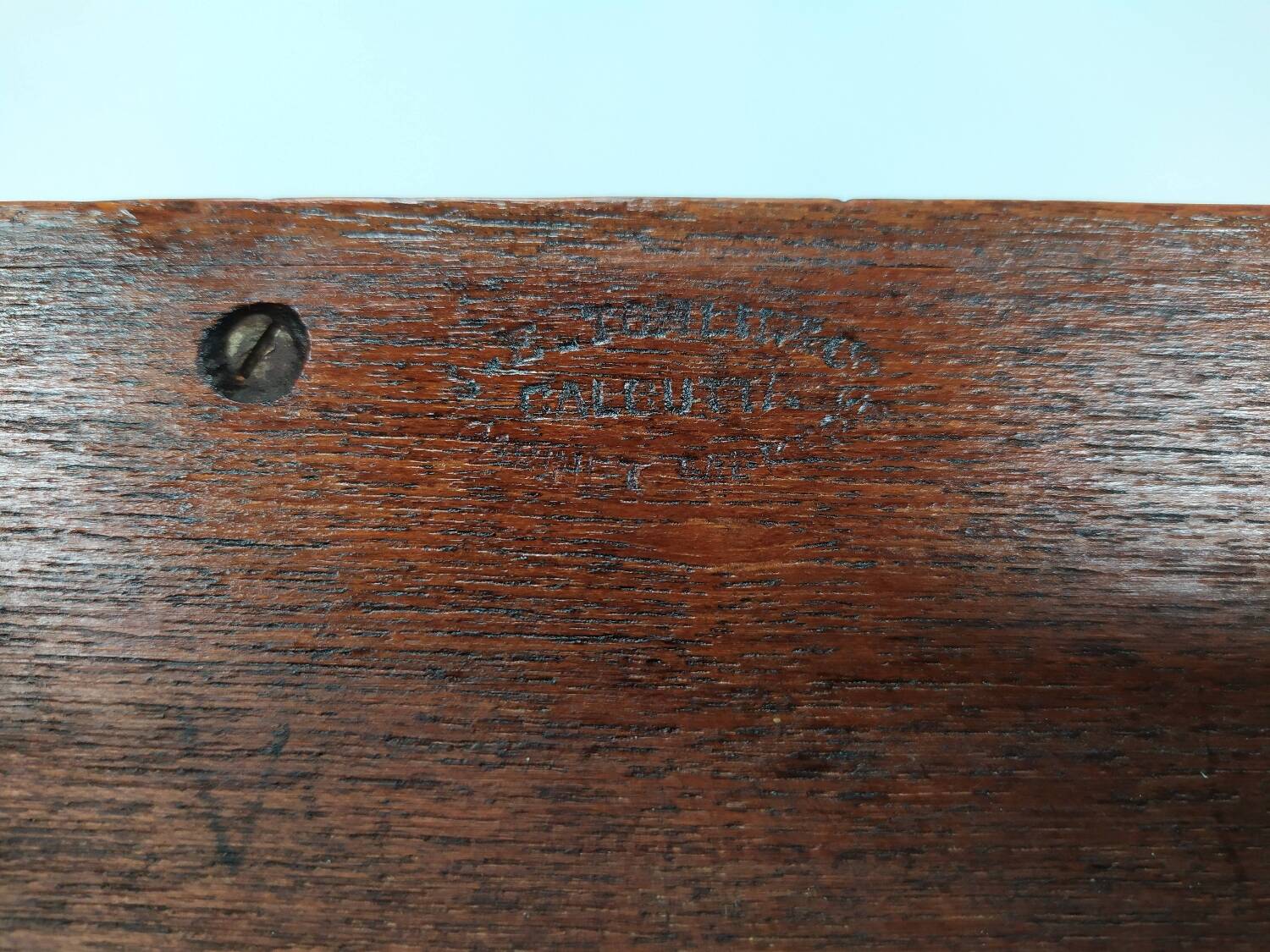 Étagère bibliothèque pied compas teck