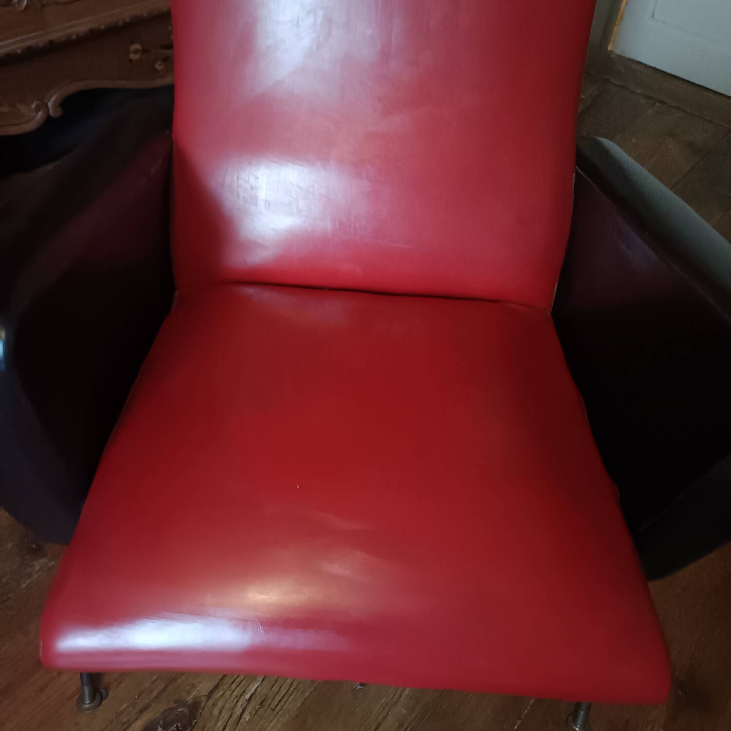 Vinyl armchair, 1960s