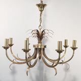 Lustre ananas en laiton à 8 lumières