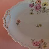 Oval porcelain serving dish from Limoges Charbernaud and Larcher