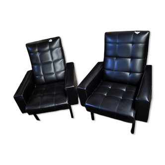 Set of 2 armchairs from the 50s/60s.