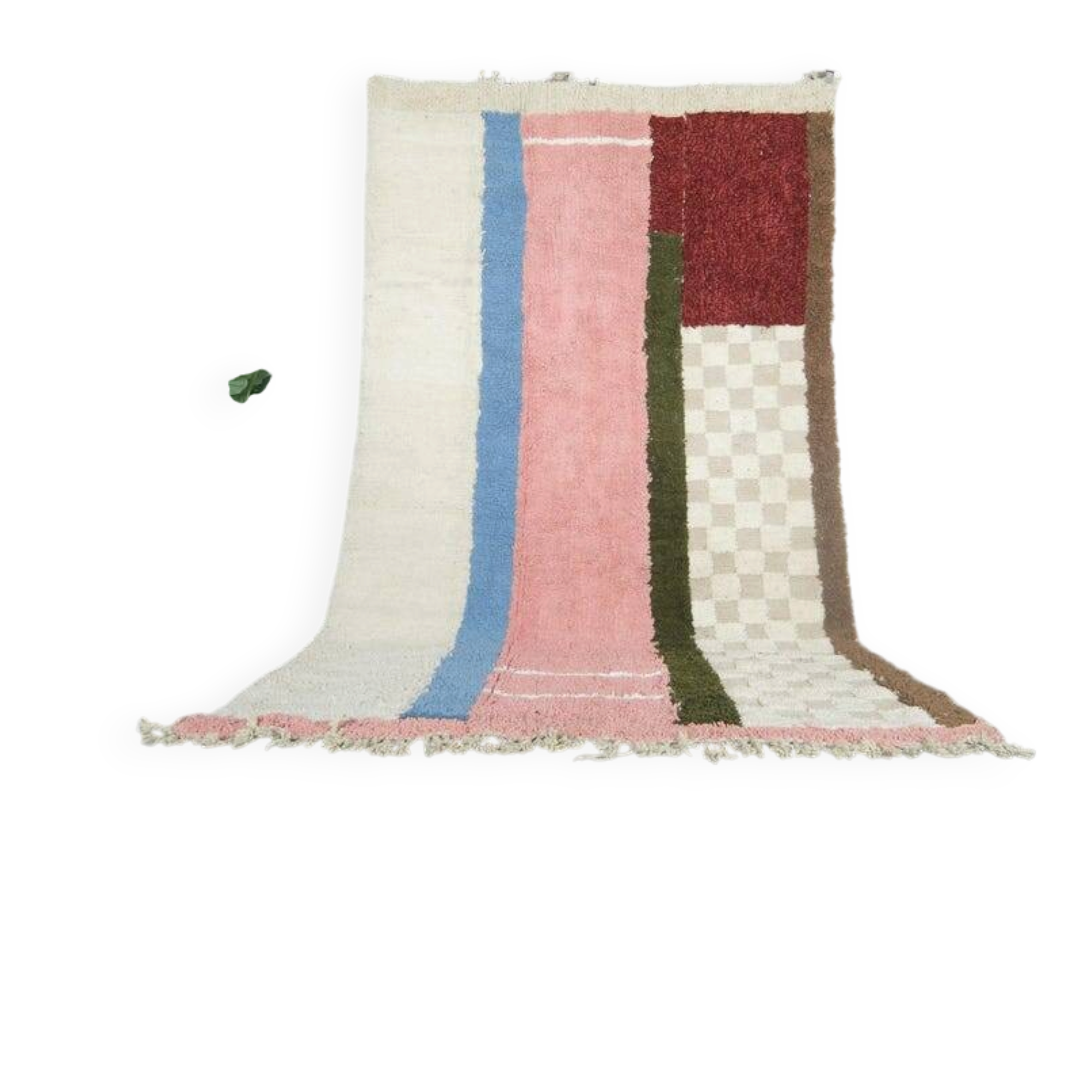 Handmade pure wool rug with colourful patterns 150/250 cm