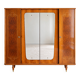 Vintage 4-door wardrobe with mirrors, geometric design – Art Deco style