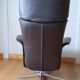 Fauteuil cuir relax Hjort Knudsen gris anthracite
