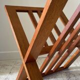 Vintage geometric magazine rack