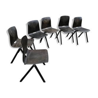 Set of 6 Pagholz chairs