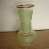 Trio of granite vases