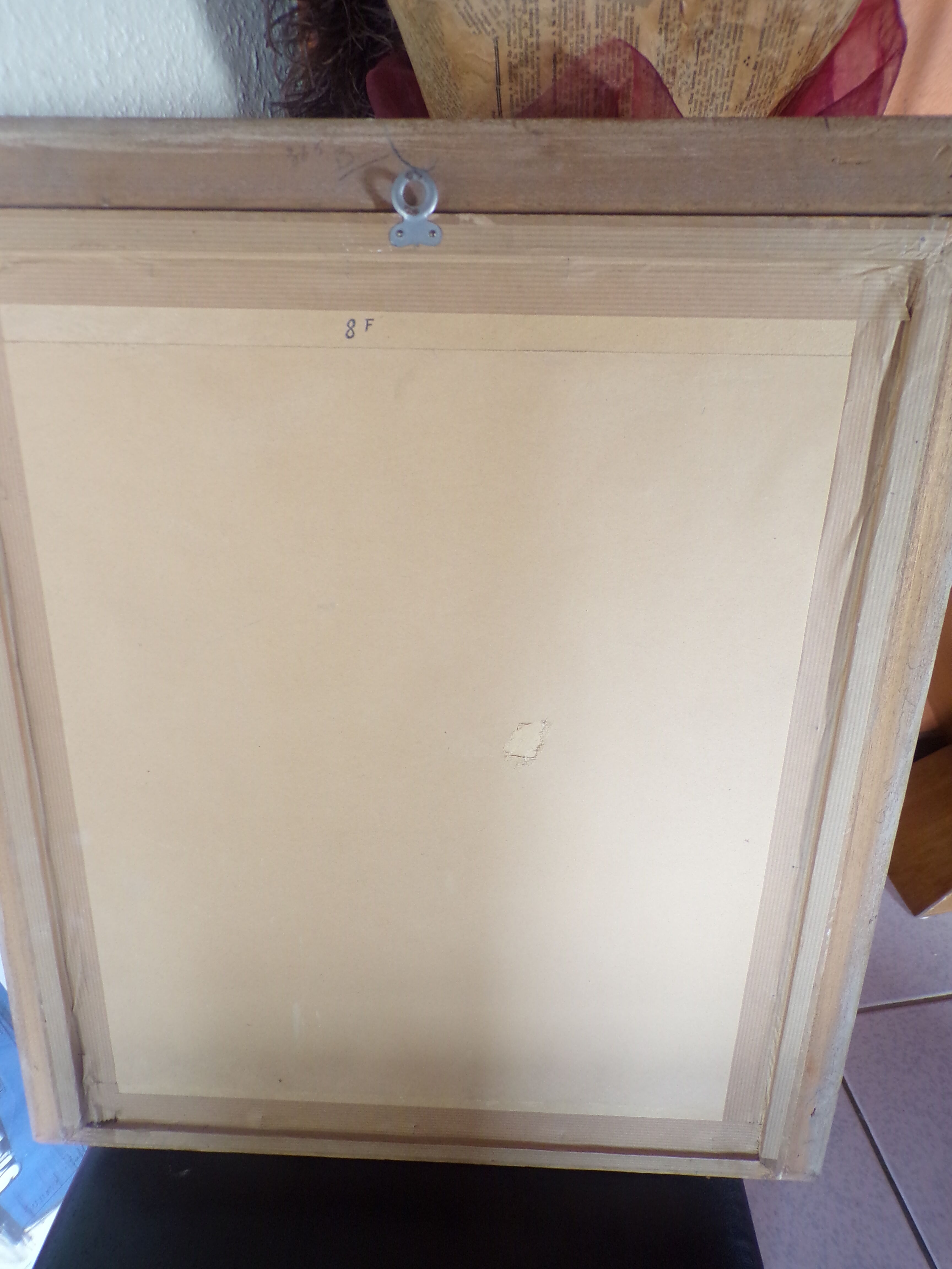 Oil on still life panel