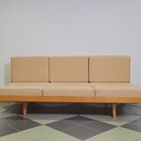 Canapé pliant Jitona design Tchécoslovaquie 1970s
