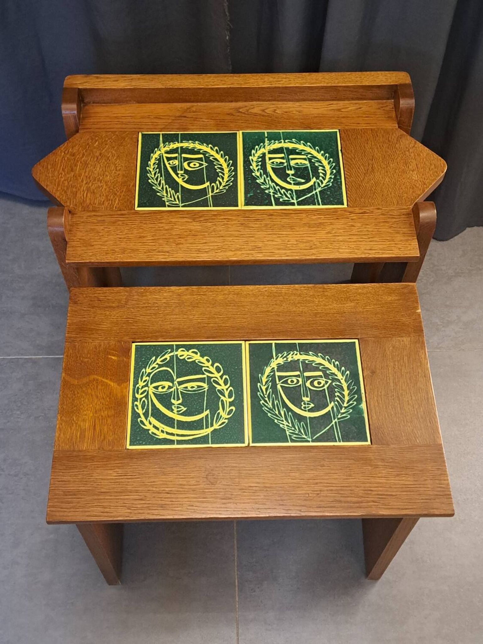 Tables gigognes Guillerme et Chambron