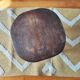 Vintage brutalist tripod stool