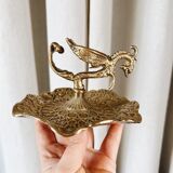 Lighter holder and ashtray in bronze "dragon"