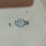 Set of 5 antique plates ridgways royal semi porcelain england delft