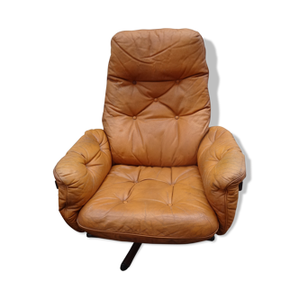 Leather armchair years 60 G Mobel Sweden