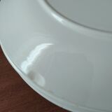 Set of 7 flat plates of Sarreguemines
