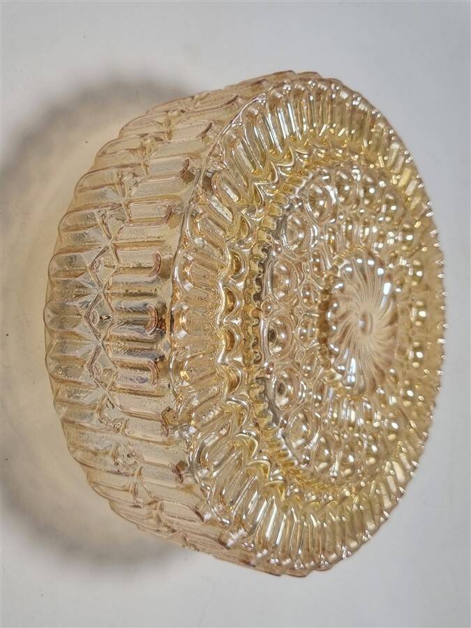 Iridescent glass ceiling light