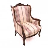 Wingback chairs, France, circa 1900