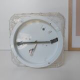 Minimalist glass wall ceiling light 1970/1980