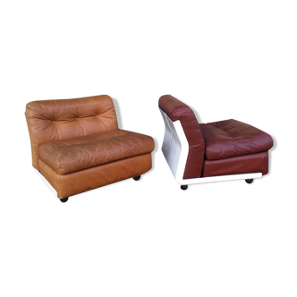 Pair of Amanta C&B Armchairs 1966 first generation