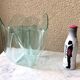Italian handkerchief vase PMMA thermoformed edition iguzzini design Pietro Chiesa vintage 70