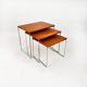 Ensemble de tables gigognes Brabantia du milieu du siècle, années 1960