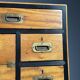 Campaign chest of drawers 19th century