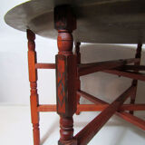 oriental coffee table Moroccan gilded brass etched 80cm ethnic