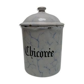 Chicory enameled pot