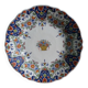 Desvres faience plate signed Fourmaintraux Courquin 19th century