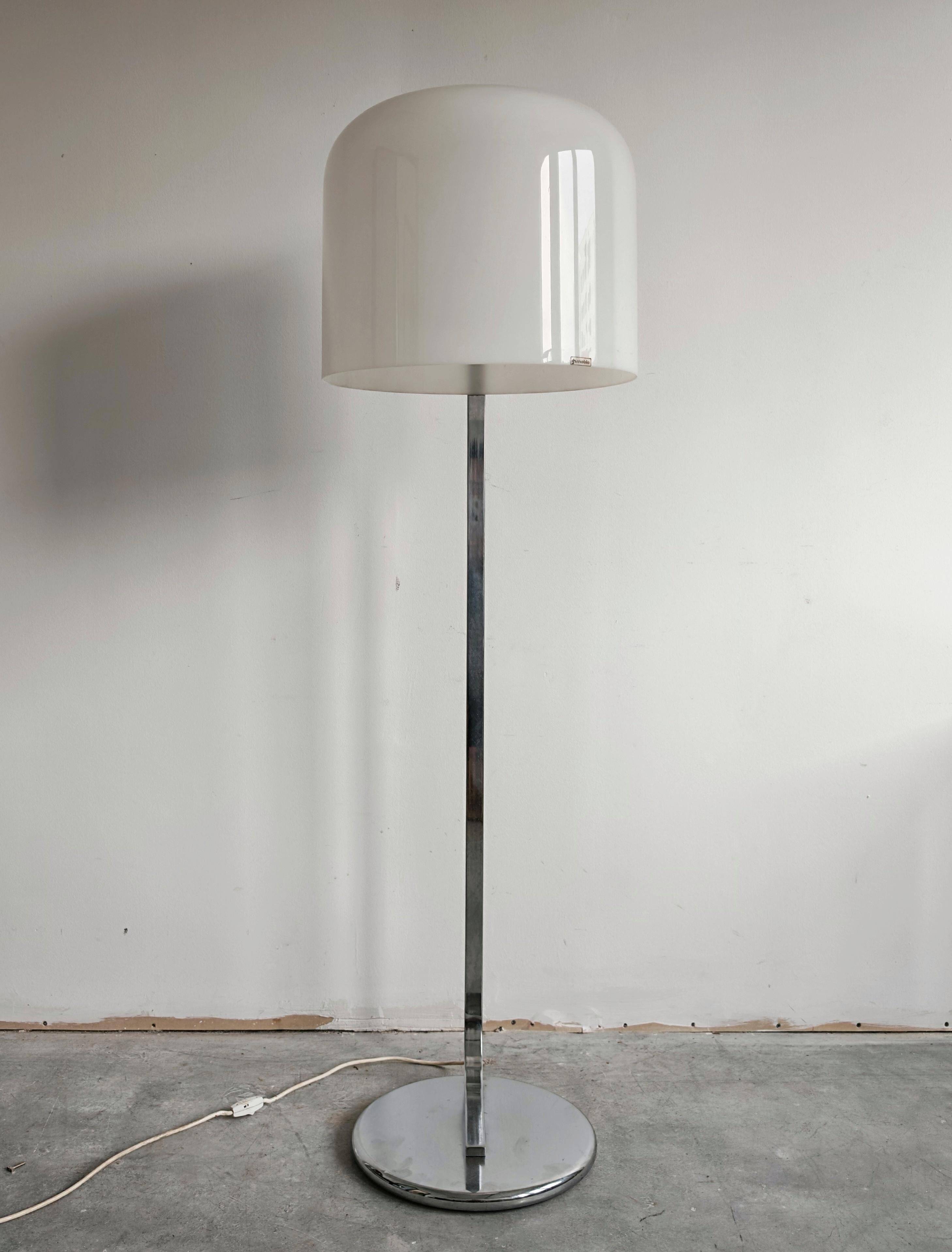 MCM Alvise floor lamp by Luigi Massoni for Guzzini 1960s
