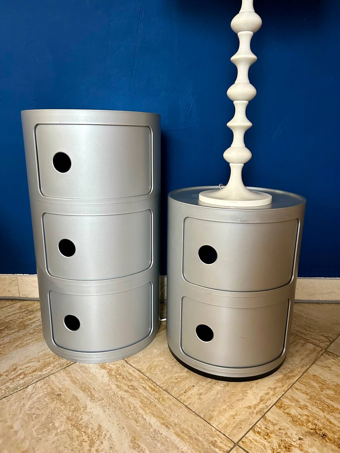 Pair of Kartell bedside tables