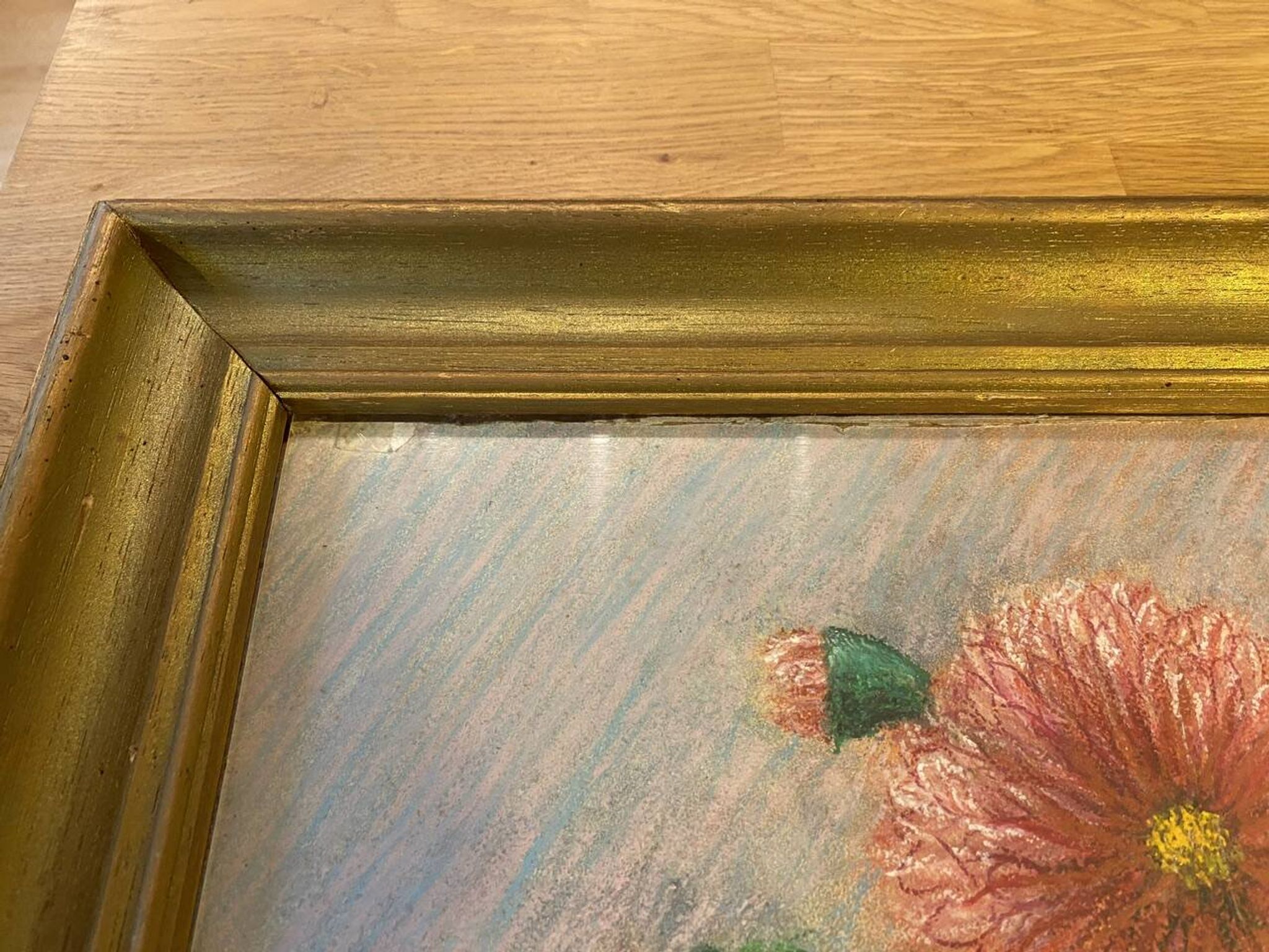 Still life with Dalhia signed J de Sereys, circa 1970.