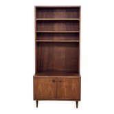 Scandinavian solid wood library, Mid-Century style, 1960s