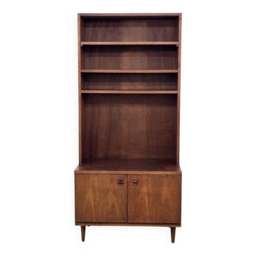 Scandinavian solid wood library, Mid-Century style, 1960s