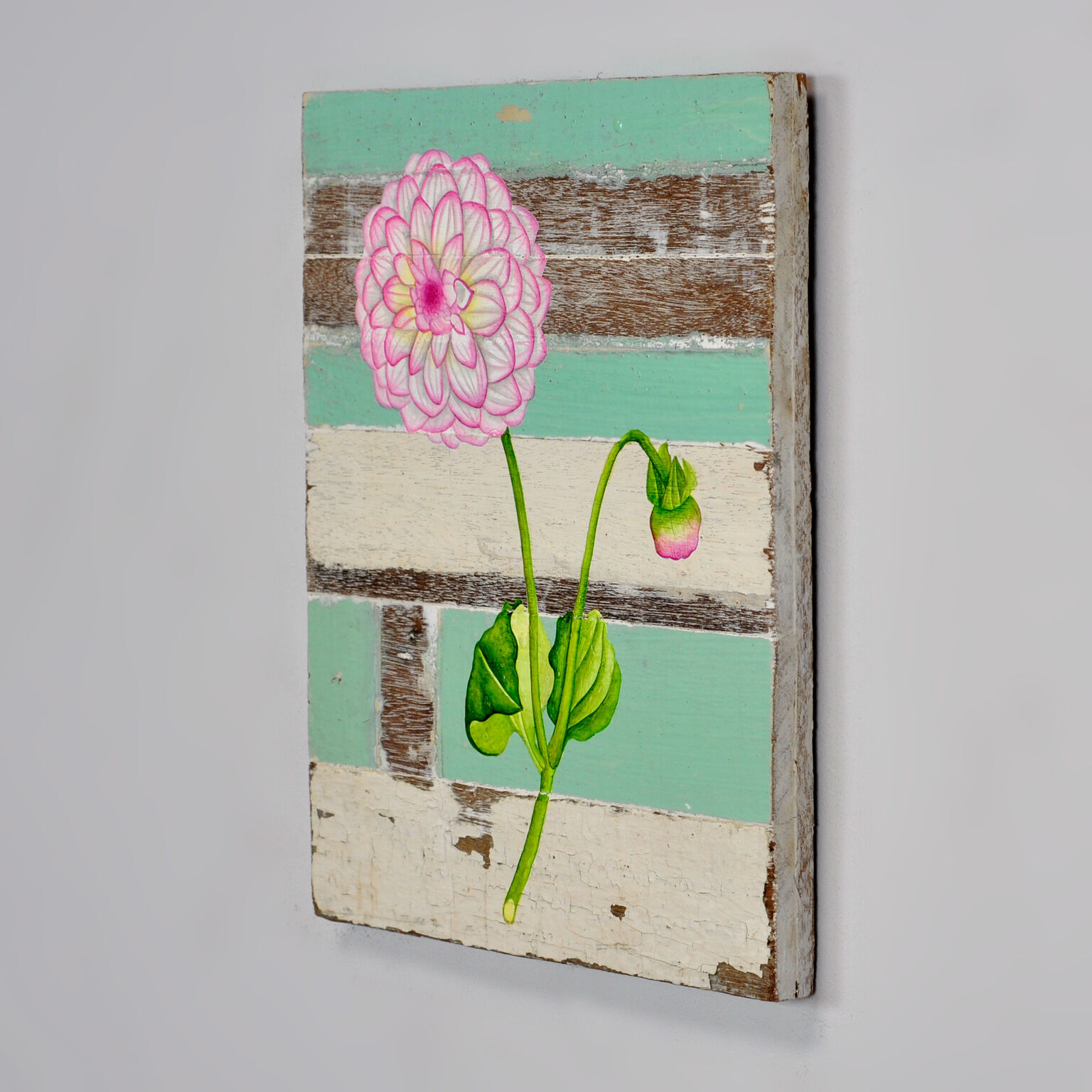 Painting on driftwood