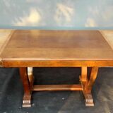 Art Deco lyre table 2 extensions 4/8 guests