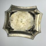 Antique silver plateau by Queen Victoria Sheffield, 1890s.