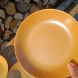 Deep stoneware plate