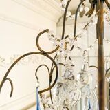 Lustre italien vintage Murano années 60-70, métal doré