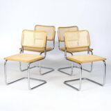 Set of four B 32 chairs by Marcel Breuer