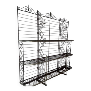 Pannetière fer forgé