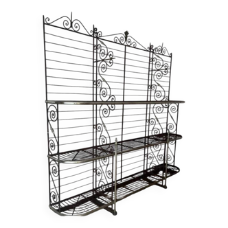 Wrought iron bread basket