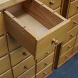 Pair of furniture from a 20th century Dutch apothecary