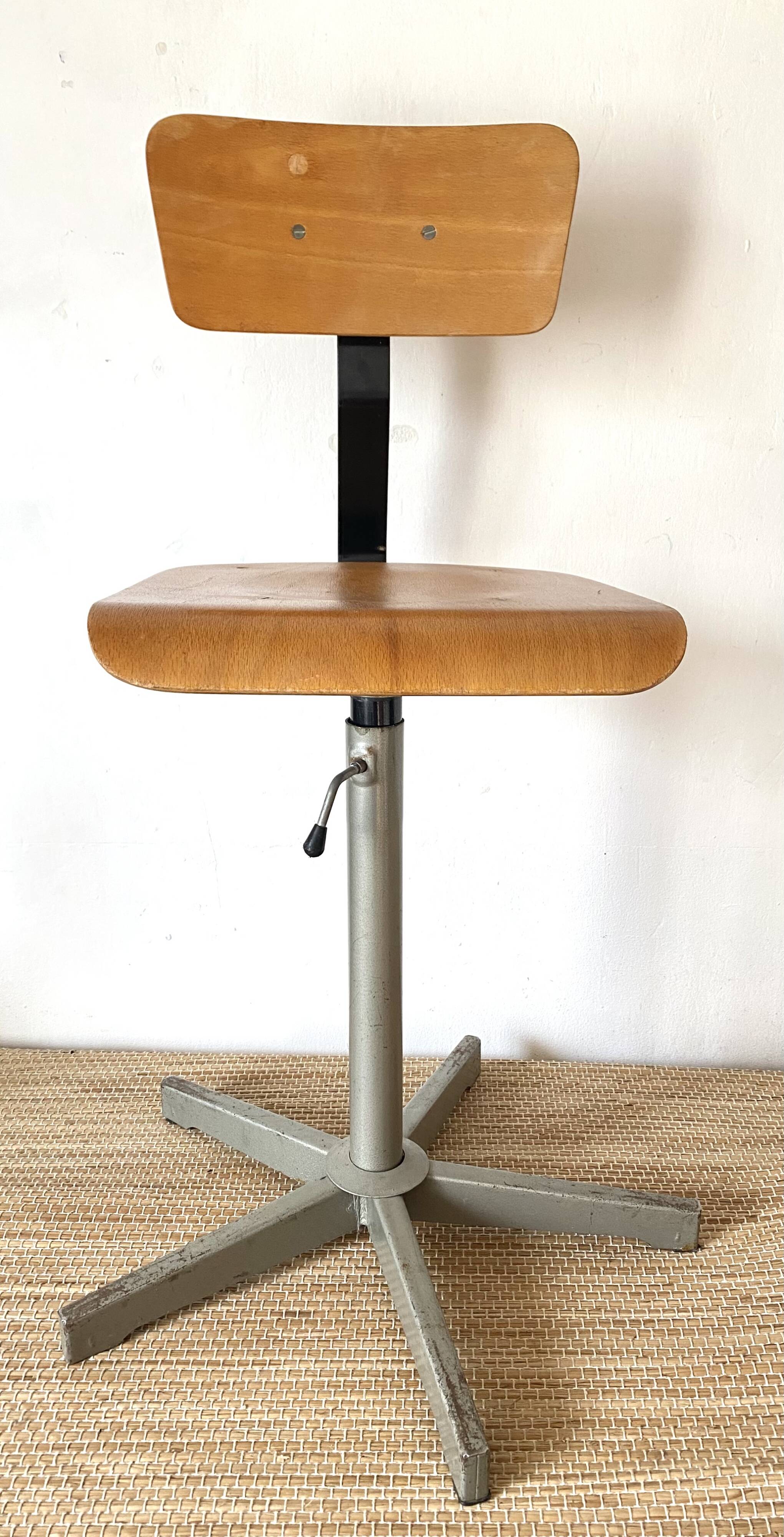 Vintage industrial workshop chair